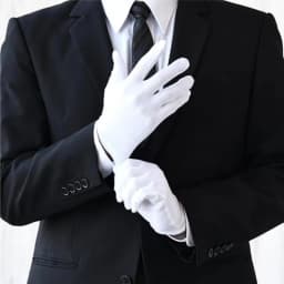6/12Pairs White Cotton Gloves for Women Men Full Finger Anti Slip Hand Protection Gloves Waiters Drivers Jewelry Workers Glove