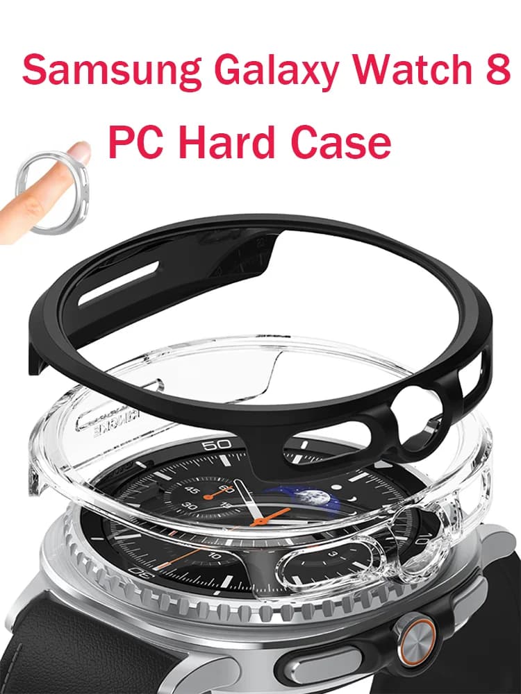 PC Hard Case For Samsung Galaxy watch 8 40mm/44mm Matte Cover Protective For Galaxy Watch 8 Classic Hollow Out Shell Accessories