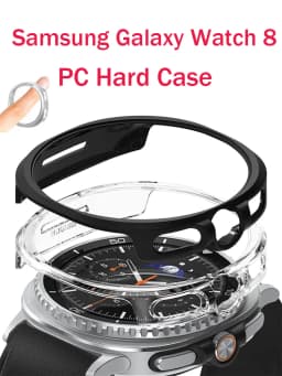 PC Hard Case For Samsung Galaxy watch 8 40mm/44mm Matte Cover Protective For Galaxy Watch 8 Classic Hollow Out Shell Accessories