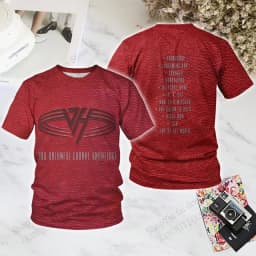 Classic Rock Band VAN HALEN 3D Print T-shirt Men Women Fashion Short Sleeve Tshirt Kids Hip Hop Tops Tees Men Clothing New 2025