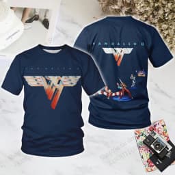 Classic Rock Band VAN HALEN 3D Print T-shirt Men Women Fashion Short Sleeve Tshirt Kids Hip Hop Tops Tees Men Clothing New 2025