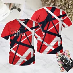 Classic Rock Band VAN HALEN 3D Print T-shirt Men Women Fashion Short Sleeve Tshirt Kids Hip Hop Tops Tees Men Clothing New 2025