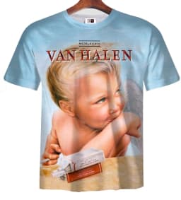 Classic Rock Band VAN HALEN 3D Print T-shirt Men Women Fashion Short Sleeve Tshirt Kids Hip Hop Tops Tees Men Clothing New 2025