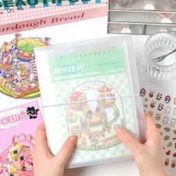 Large Capacity Organizer Memo Card Bills Ticket Stickers Bag Holder Stationery School Office Supplies