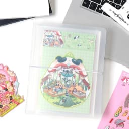 Large Capacity Organizer Memo Card Bills Ticket Stickers Bag Holder Stationery School Office Supplies
