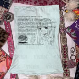 Graphic Harajuku Print Letter Anime Long Sleeve Women's T-shirts 90s Clothes Vintage Women Female Trashy Y2k 2000s Tops Gothic