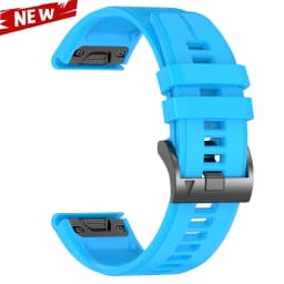 QuickFit 22 26mm Silicone WatchBand for Garmin Fenix 6 6X 7 7X 5 5X Plus Epix Pro Enduro 3 Forerunner 970 965 Fenix8 Sport Strap