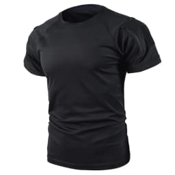 Men Summer Quick Dry Breathable Elastic Military Tactical Shirts Pullerover Hiking Camping Tops Climbing Tees Sports Gym T-shirt