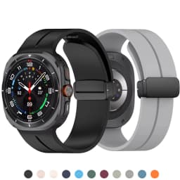 Magnetic Band for Samsung Galaxy Watch Ultra 2 Strap 47mm Sport Silicone Bracelet Correa Galaxy Watch 9 8 8 Classic 40mm 44mm