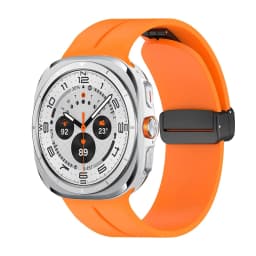 Magnetic Band for Samsung Galaxy Watch Ultra 2 Strap 47mm Sport Silicone Bracelet Correa Galaxy Watch 9 8 8 Classic 40mm 44mm