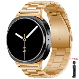 Metal Band for Samsung Galaxy Watch 9 8 40mm 44mm 8 Classic 46mm Stainless Steel Strap for Galaxy Watch Ultra 2026 47mm Bracelet
