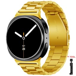 Metal Band for Samsung Galaxy Watch 9 8 40mm 44mm 8 Classic 46mm Stainless Steel Strap for Galaxy Watch Ultra 2026 47mm Bracelet