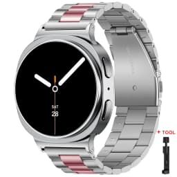 Metal Band for Samsung Galaxy Watch 9 8 40mm 44mm 8 Classic 46mm Stainless Steel Strap for Galaxy Watch Ultra 2026 47mm Bracelet