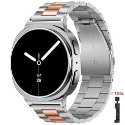 Metal Band for Samsung Galaxy Watch 9 8 40mm 44mm 8 Classic 46mm Stainless Steel Strap for Galaxy Watch Ultra 2026 47mm Bracelet