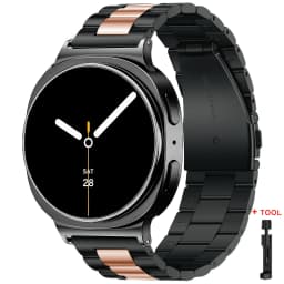 Metal Band for Samsung Galaxy Watch 9 8 40mm 44mm 8 Classic 46mm Stainless Steel Strap for Galaxy Watch Ultra 2026 47mm Bracelet