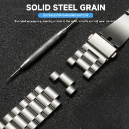 Metal Band for Samsung Galaxy Watch 9 8 40mm 44mm 8 Classic 46mm Stainless Steel Strap for Galaxy Watch Ultra 2026 47mm Bracelet