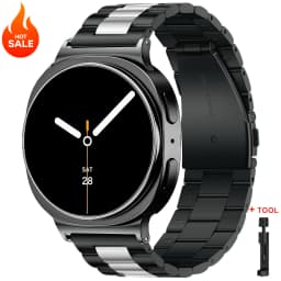 Metal Band for Samsung Galaxy Watch 9 8 40mm 44mm 8 Classic 46mm Stainless Steel Strap for Galaxy Watch Ultra 2026 47mm Bracelet