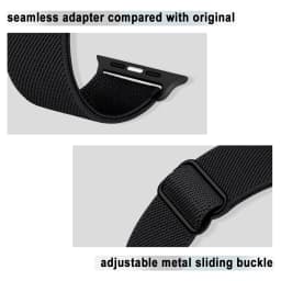 Scrunchie Strap for Apple watch 10 11 band 40mm 44mm 45mm 41mm 46mm 49mm Elastic correa bracelet iWatch series 9 8 7 se Ultra2 3