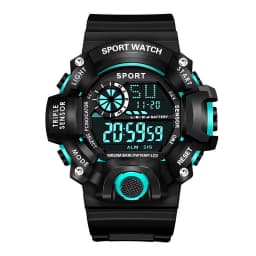 Electronic Watch Set For Men's Military Sports Watches Set Luminous Multifunction LED Digital Wristwatch for Man Kids Boy Studen