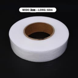 60M Interlining Adhesive Tape Double-sided Non-woven Clothes Ironing Hem Tapes DIY Sewing Interlining for Shorten Repair Pants