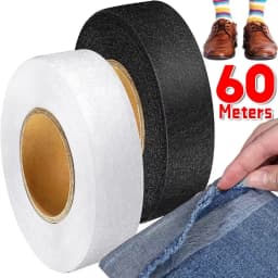 60M Interlining Adhesive Tape Double-sided Non-woven Clothes Ironing Hem Tapes DIY Sewing Interlining for Shorten Repair Pants