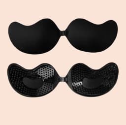 1pcs Women Invisible Push Up Bra Backless Strapless Bra Seamless Front Closure Bralette Underwear Silicone Self-Adhesive Bra Pad