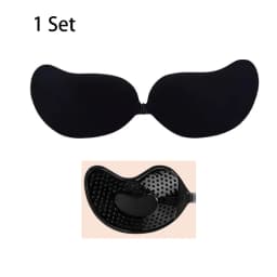 1pcs Women Invisible Push Up Bra Backless Strapless Bra Seamless Front Closure Bralette Underwear Silicone Self-Adhesive Bra Pad