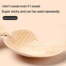 1pcs Women Invisible Push Up Bra Backless Strapless Bra Seamless Front Closure Bralette Underwear Silicone Self-Adhesive Bra Pad