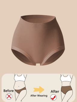 4Pcs Womens High Waisted Tight Abdomen Small Belly Antibacterial Crotch Buttocks Lifting Postpartum Seamless Triangle Underwear