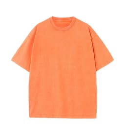 230G Cotton Retro T-shirt Drop-shoulder Sleeve Men Women Vintage Short-sleeve T Shirts Solid Color Hip Hop Loose Tees