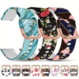 18MM 20MM 22mm Watch Straps Quick replacement Silicone correa Smartwatch sport Universal band for Huawei Samsung Xiaomi Amazfit