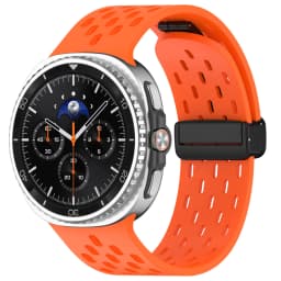 Magnetic Band For Samsung Galaxy Watch 8 9 44mm 40mm Strap Silicone Sport Breathable Correa Bracelet Galaxy Watch 8 Classic 46mm