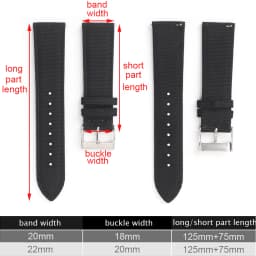 Premium Sailcloth Watch Strap Waterproof Durable Nylon Watchband 18mm 19mm 20mm 21mm 22mm 24mm Quick Release Sport Band For Men