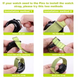 22mm Hook Loop Nylon Strap Watchband For Garmin Fenix 8 7 6 Pro Epix 2 Forerunner 970 965 955 945 935 570 265 255 Watch Bracelet