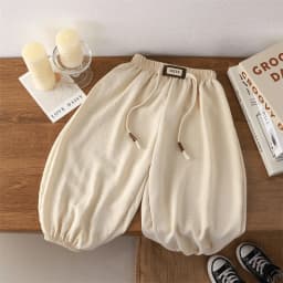 1-8yr Old Kids Clothes Floral Print Harem Pants Fashion Bear Casual Loose Children's Wear Trousers Boys Girls Thin Wide Leg Pant