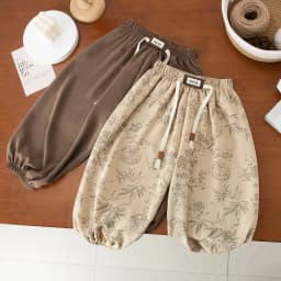 1-8yr Old Kids Clothes Floral Print Harem Pants Fashion Bear Casual Loose Children's Wear Trousers Boys Girls Thin Wide Leg Pant