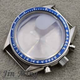 High Quality VK63 Case 39.7mm Moonswatch Metal Case Chronograph Case Bezel, VK63 Fashion Business Watch Sealed Back Moon Watch