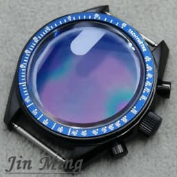High Quality VK63 Case 39.7mm Moonswatch Metal Case Chronograph Case Bezel, VK63 Fashion Business Watch Sealed Back Moon Watch