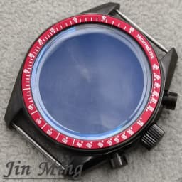 High Quality VK63 Case 39.7mm Moonswatch Metal Case Chronograph Case Bezel, VK63 Fashion Business Watch Sealed Back Moon Watch