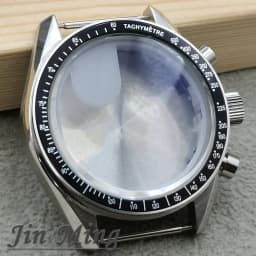 High Quality VK63 Case 39.7mm Moonswatch Metal Case Chronograph Case Bezel, VK63 Fashion Business Watch Sealed Back Moon Watch