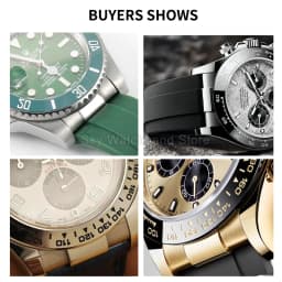For Rolex Daytona Black Submariner Yacht-Master 21mm Curved Premium Stainless Steel Brushed Polished Scratch-Resistant End Links