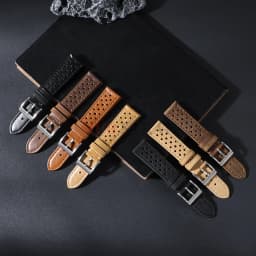 18mm 20mm 22mm Vintage Calfskin Strap Universal Cowhide WatchBand Breathable Bracelet for Men Women Sport Wristbelt Accessory