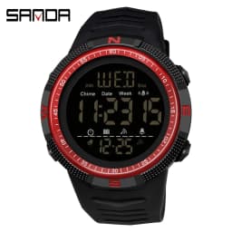 SANDA 6014 Military Sport Watch for Men Clock Digital Wristwatches Shockproof Countdown Waterproof Bracelet Relojes Para Hombre