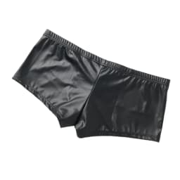 Men's Panties Male Faux Leather Sexy Shorts Boxers Underwear Breathable Ropa Interior Hombre Boxershorts Mens Boxer Briefs