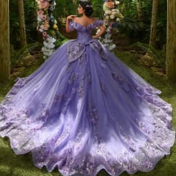 Luxury Pink/Lilac Quinceanera Dress 2026 3D Floral Flowers Princess Ball Gown Sweet 15 Vestidos De XV Años Party Gown Big Bow