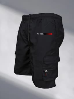 Men's Tactical Shorts Elastic Waist Cargo Work Shorts Men Outdoor Casual Street Style Jogging Shorts Loose Work Casual Shorts