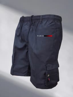 Men's Tactical Shorts Elastic Waist Cargo Work Shorts Men Outdoor Casual Street Style Jogging Shorts Loose Work Casual Shorts