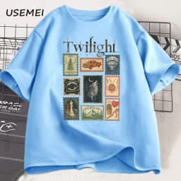 Vintage Twilight Forks T-shirt Book Lover Cotton Men Women Tshirt Unisex Clothing Summer Aesthetic High Quality Tees Shirts