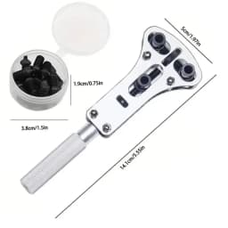 Watch Repair Tool Waterproof Screw Adjustable 3 Claws Back Case Opener Wrench Remover Watch Battery Press Closer Remover Wrench