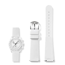 20mm Quick Release Silicone Watch Strap for Omega X Swatch Joint MoonSwatch Watchband Soft Bracelet Accessories Wristband